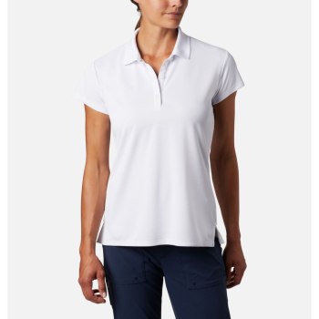 Columbia PFG Innisfree Short Sleeve, Polo Blancos Para Mujer | 905743-ZND